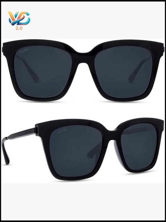 Oversized Square Sunglasses UV400 Polarized Protection Classic Chic Style main image 5
